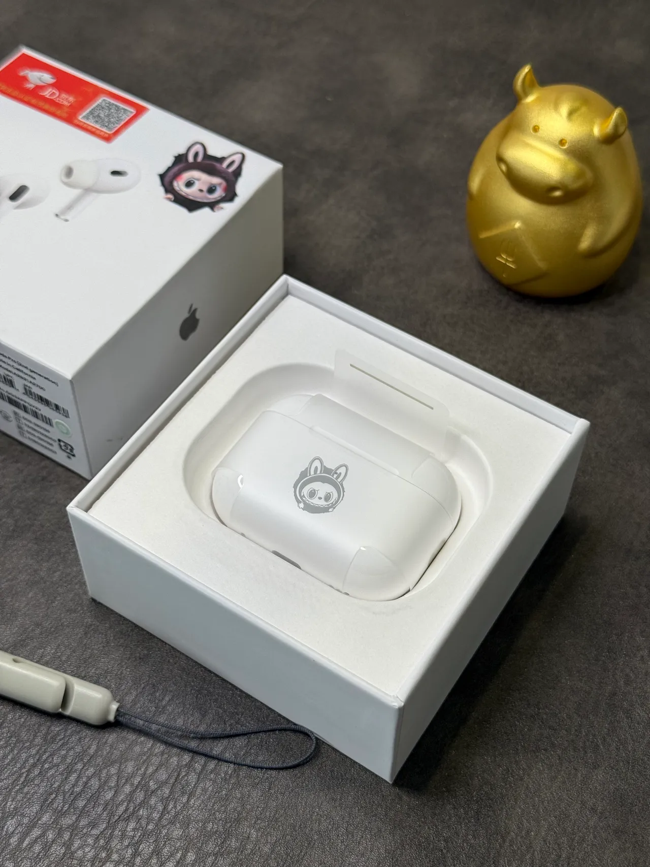 Apple Blanc et Gris Style Tige Open-Fit TWS Écouteurs 2