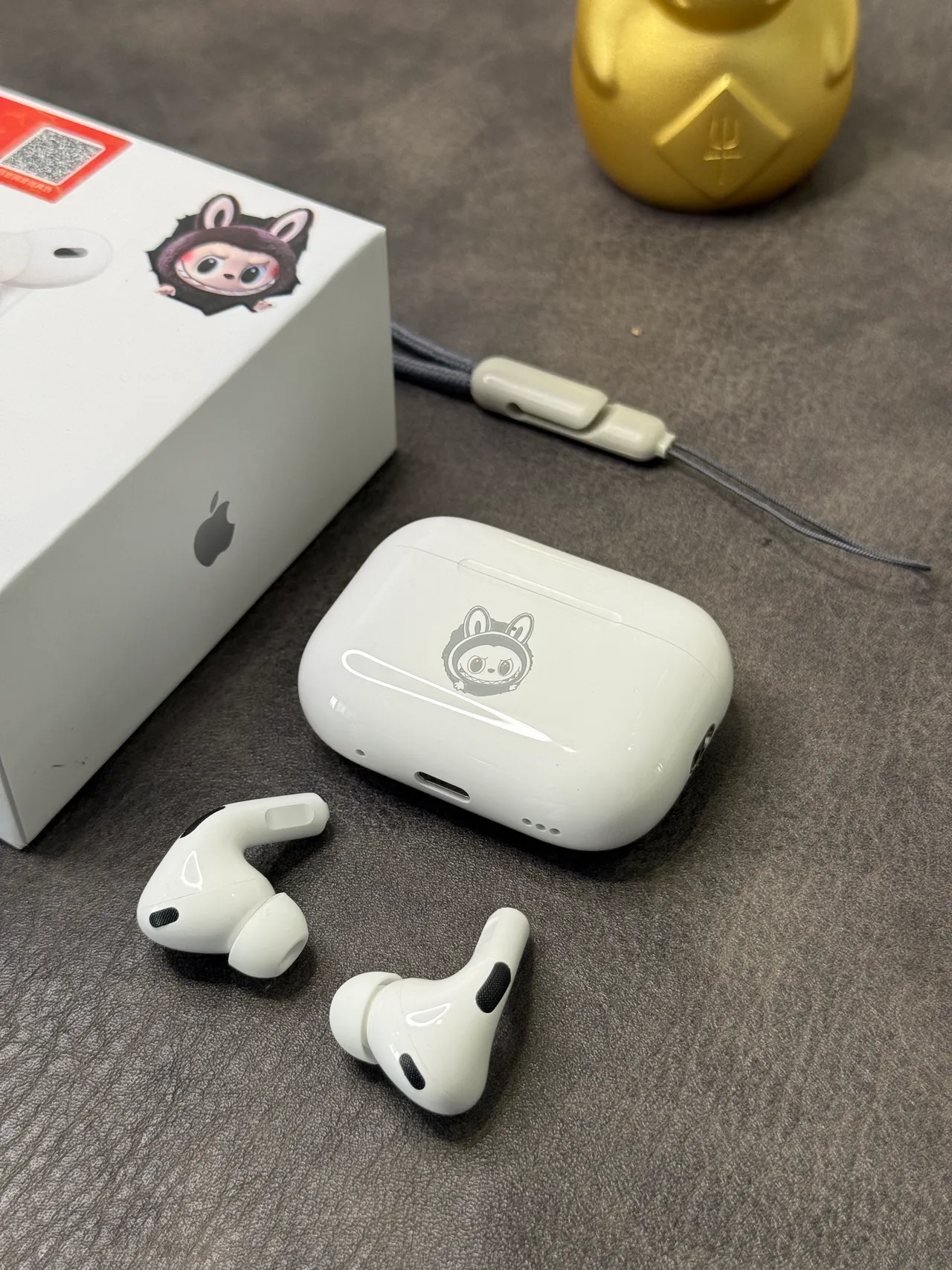 Apple Blanc et Gris Style Tige Open-Fit TWS Écouteurs 9