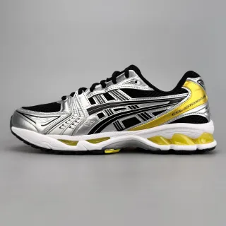 ASICS Gel-Kayano 14 فضي أسود أصفر أحذية جري