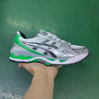 ASICS Gel-Kayano 14 银绿跑鞋