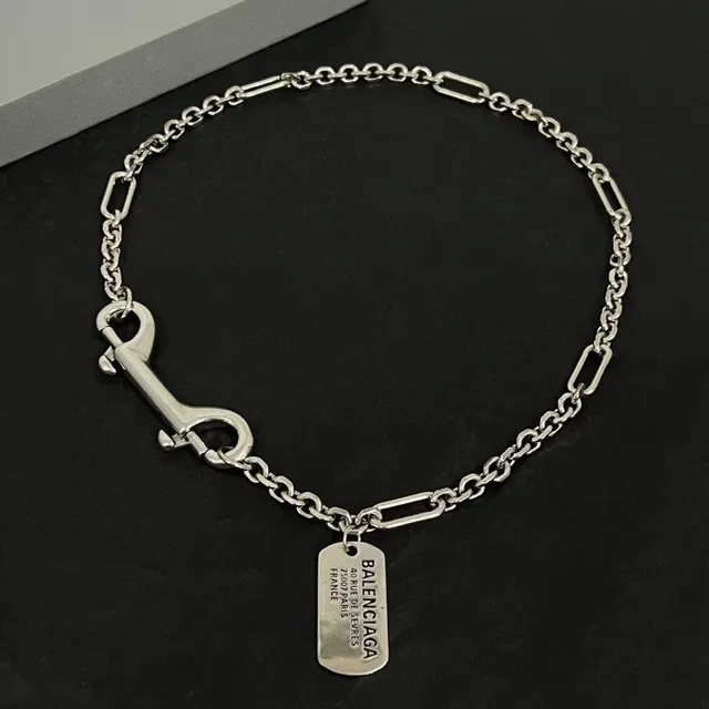 Balenciaga Chunky Chain-Link Silver-Tone Bracelet 4