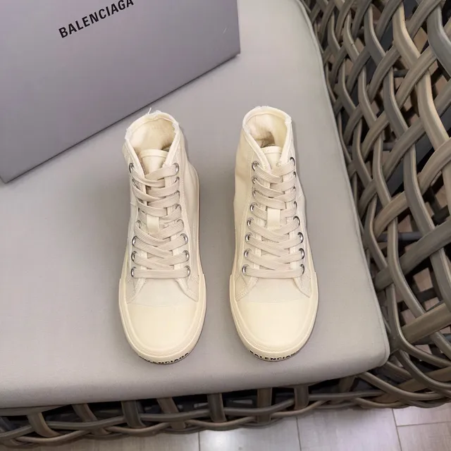 Balenciaga Defender Beige High-Top Lona Lifestyle Zapatillas 2
