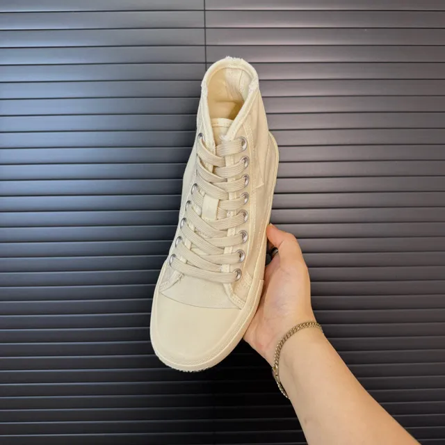 Balenciaga Defender Beige High-Top Lona Lifestyle Zapatillas 5