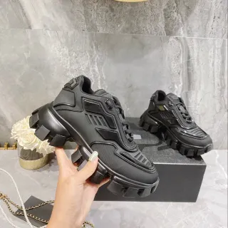 Balenciaga Defender Monochrome Black Chunky Sneakers