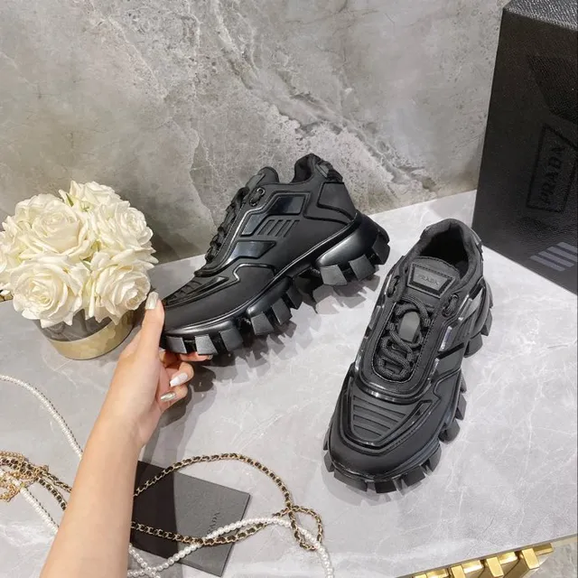 Balenciaga Defender Monochrome Black Chunky Sneakers 4