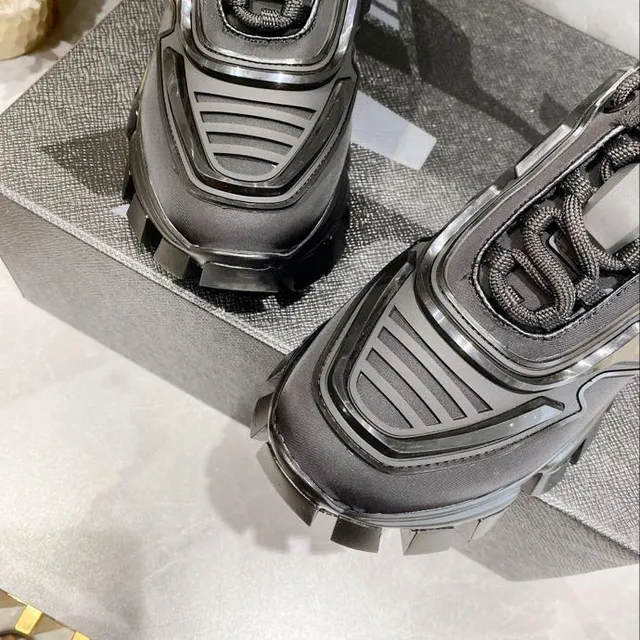 Balenciaga Defender Monochrome Black Chunky Sneakers 5