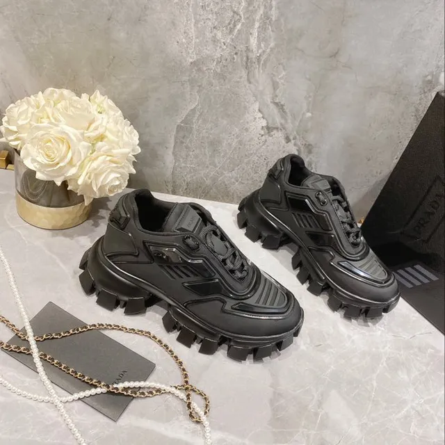 Balenciaga Defender Monochrome Black Chunky Sneakers 8