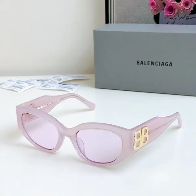 Balenciaga ঘড়ির আকারের ক্যাট আই অ্যাসিটেট সানগ্লাস 7