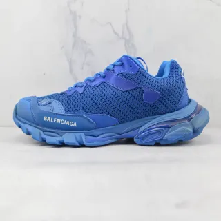 Balenciaga Runner Monochromatic Blue Chunky Sneakers