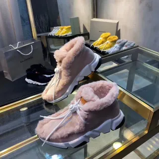 Balenciaga Bottines à Cheville Doublées en Mouton Sola Gruesa