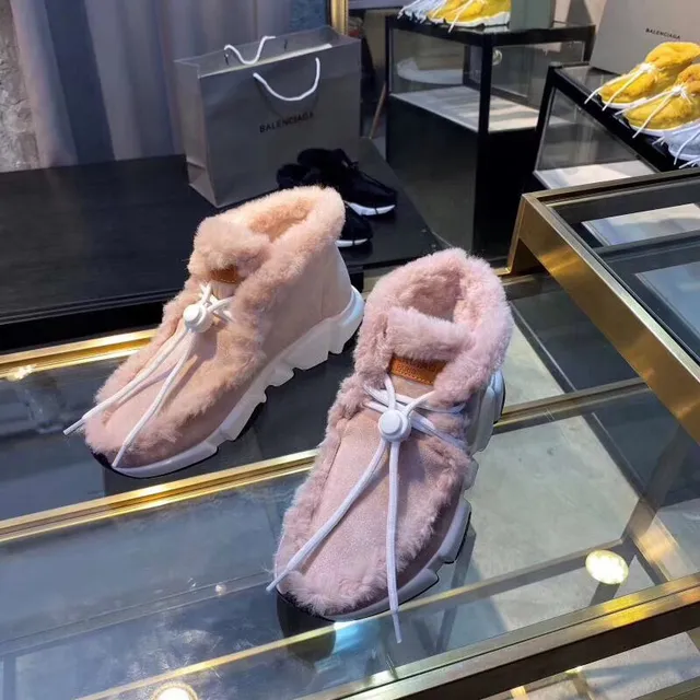 Balenciaga Bottines à Cheville Doublées en Mouton Sola Gruesa 3