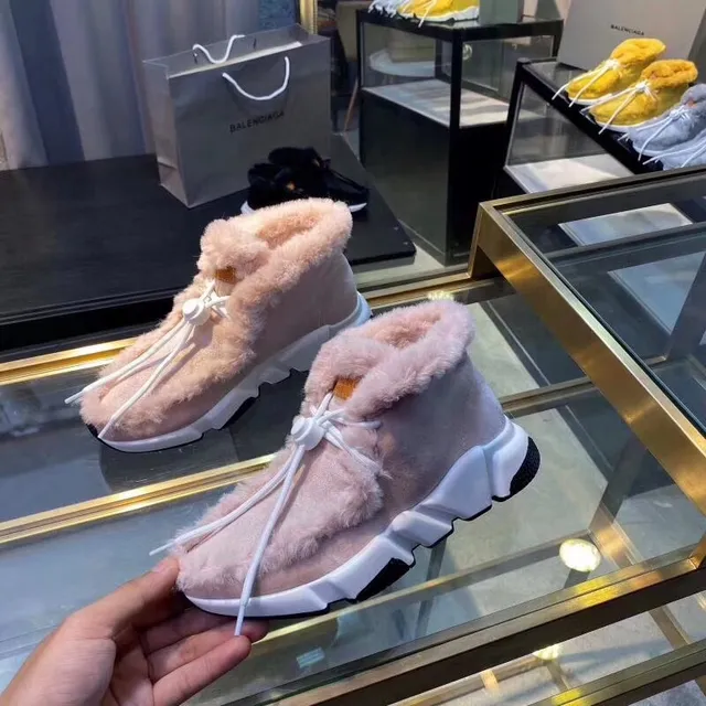 Balenciaga Bottines à Cheville Doublées en Mouton Sola Gruesa 4
