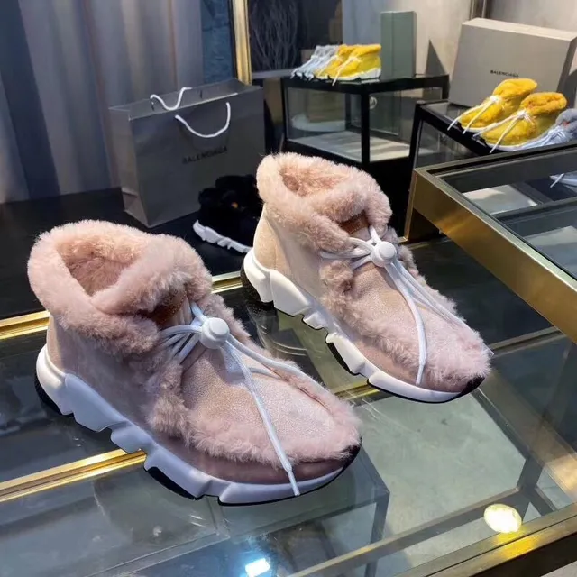 Balenciaga Bottines à Cheville Doublées en Mouton Sola Gruesa 5