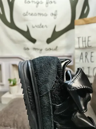 Balenciaga Speed Trainer 黑色超大蝴蝶结厚底运动鞋 4