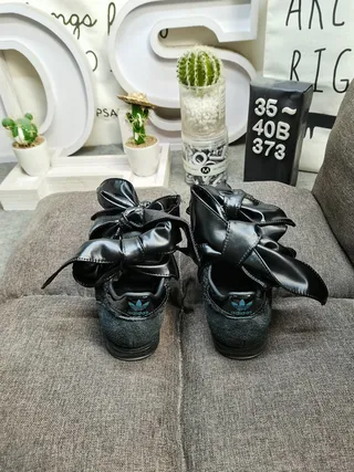 Balenciaga Speed Trainer 黑色超大蝴蝶结厚底运动鞋 8