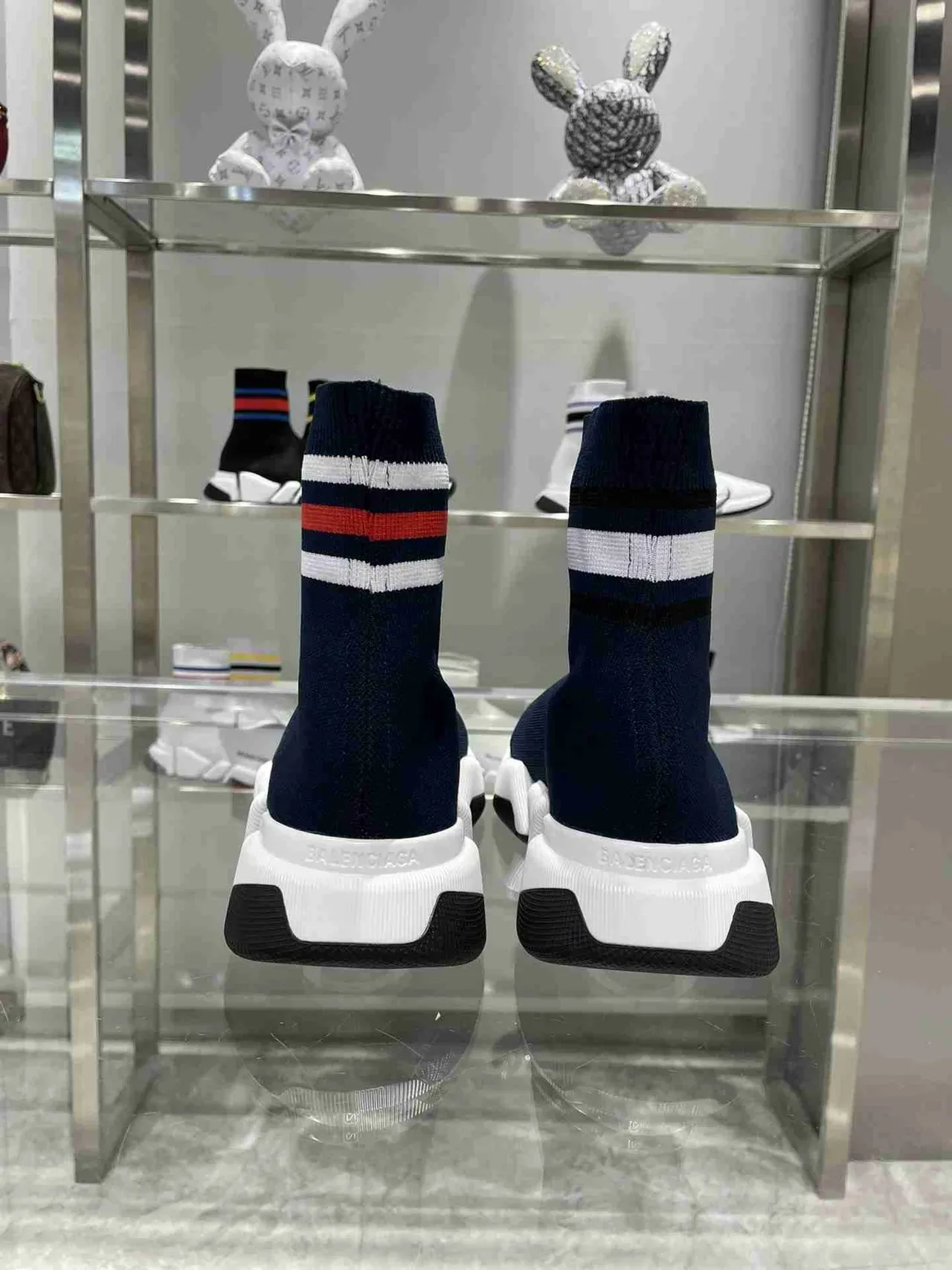 Balenciaga Speed Trainer Navy Sock-Fit zapatillas lifestyle 7