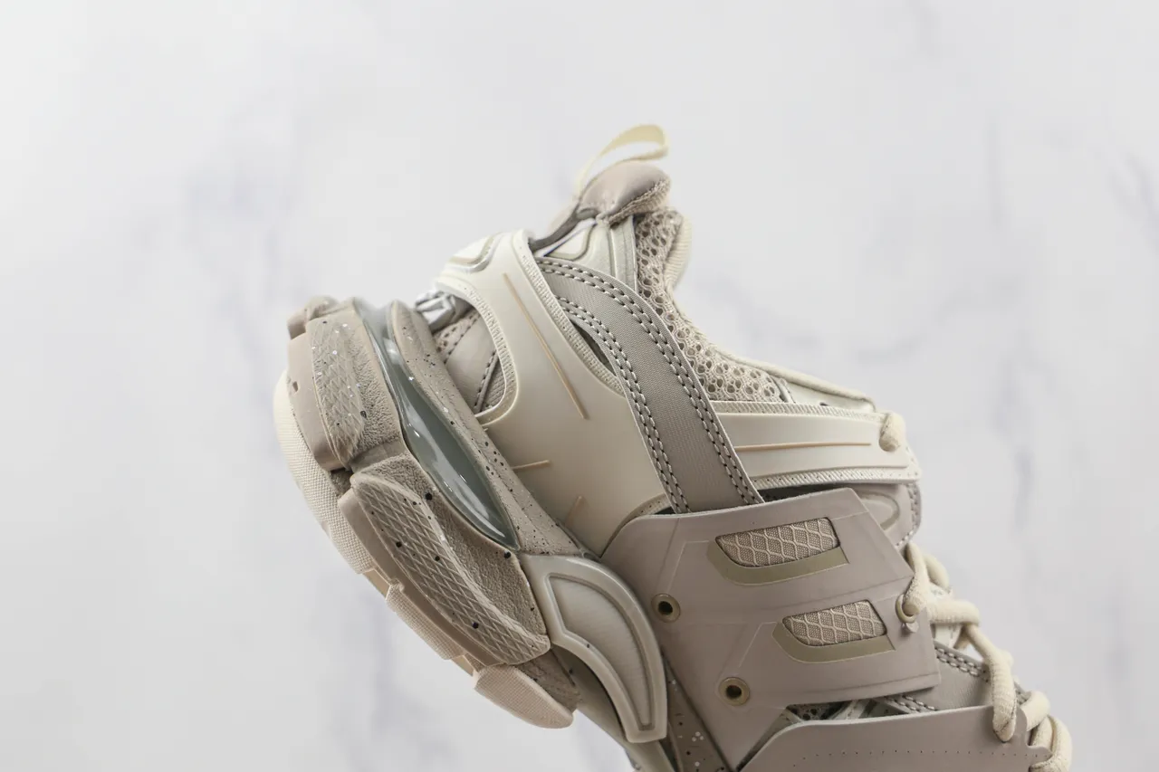 Balenciaga Track Trainer Beige Off-White Chunky Sneakers 5