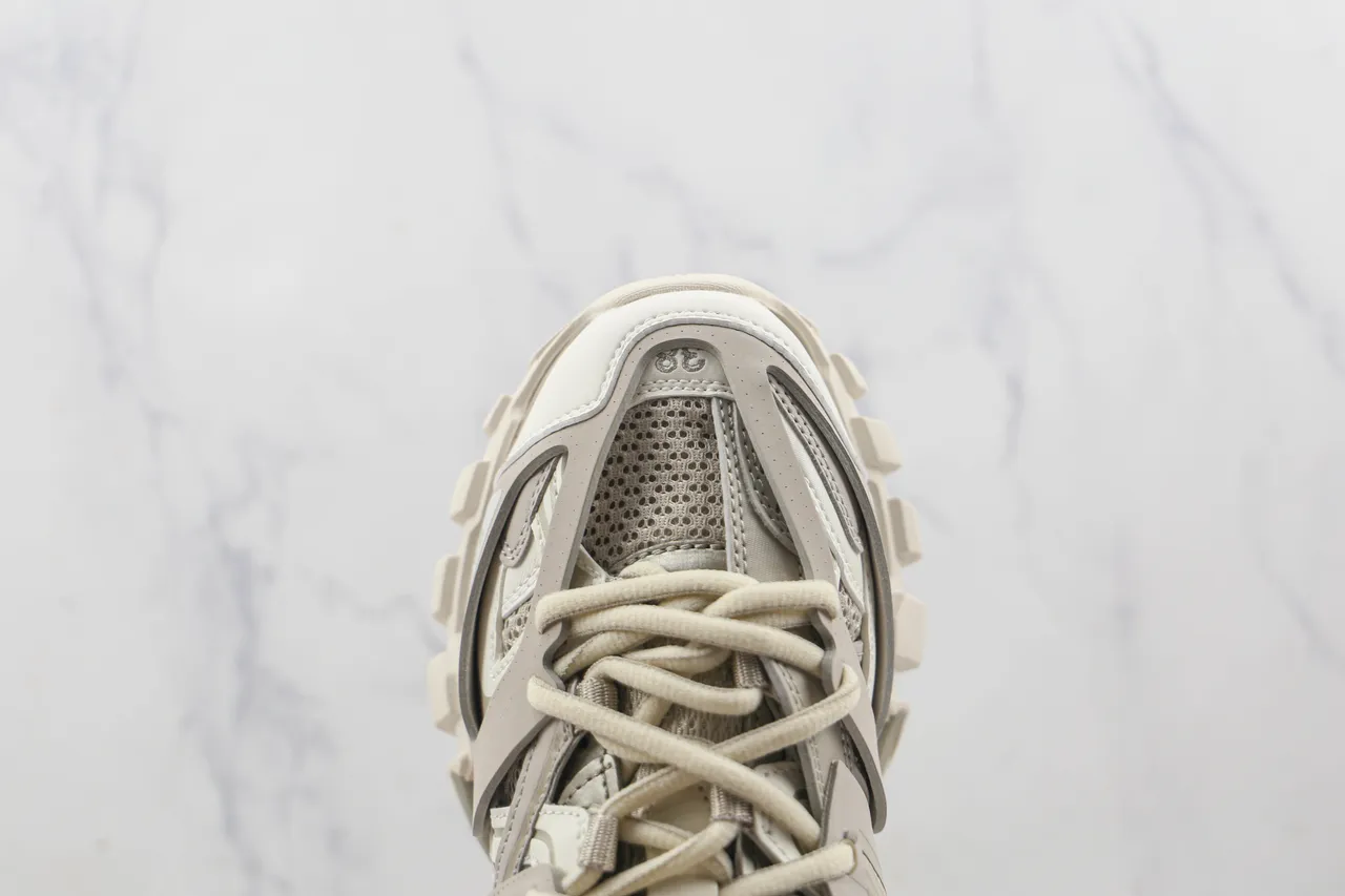 Balenciaga Track Trainer Beige Off-White Chunky Sneakers 6