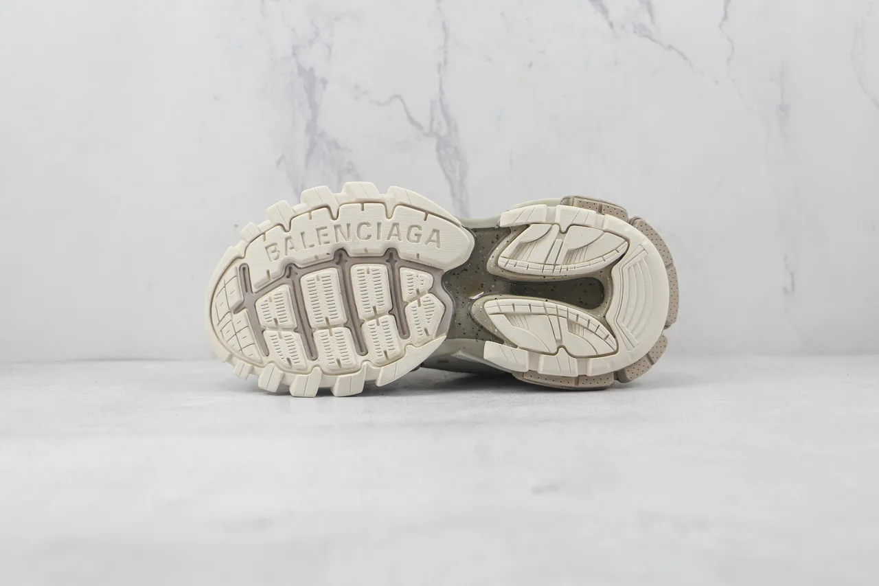 Balenciaga Track Trainer Beige Off-White Chunky Sneakers 8