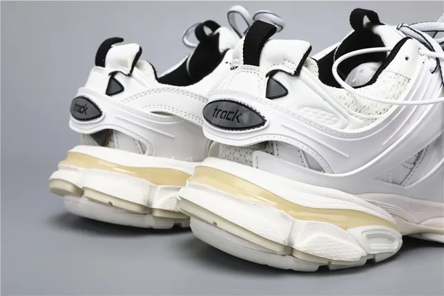 Balenciaga Track Trainer Zapatillas Chunky Blancas Negras 2