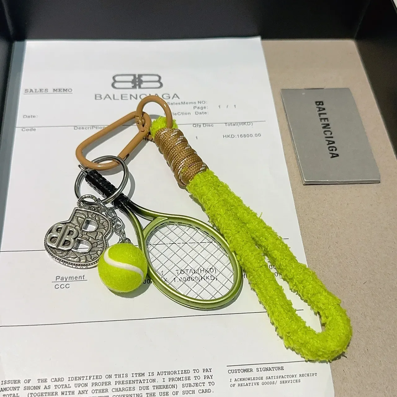 Balenciaga হলুদ সবুজ  টেনিস থিমড  ফজি টেক্সচার্ড  স্ট্র্যাপ  জুয়েলরি 6