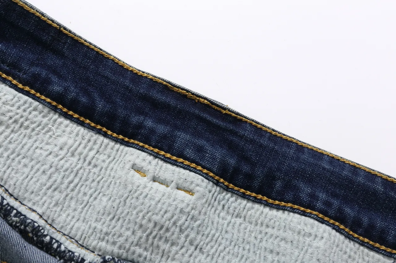 Balmain Distressed Indigo Denim Quilted Panel Shorts 8