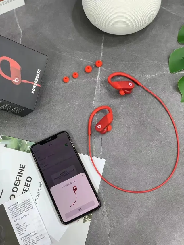 Beats Powerbeats Vermelho Fones Esportivos Open-Ear 21