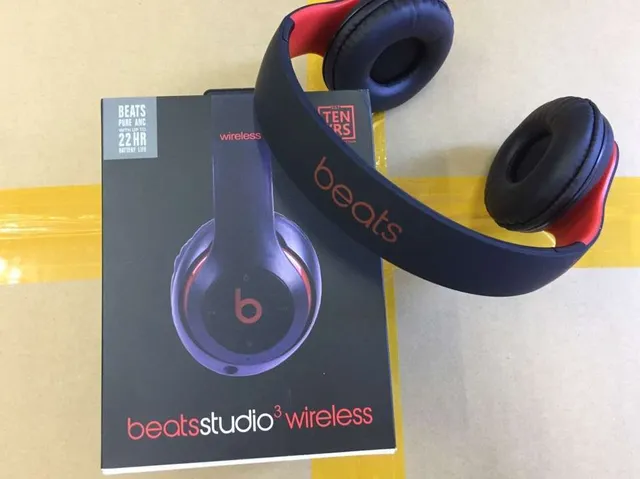 Beats Studio3 Wireless Negros Rojos Acabado Mate Anillo de Acento Over-ear Auriculares 6