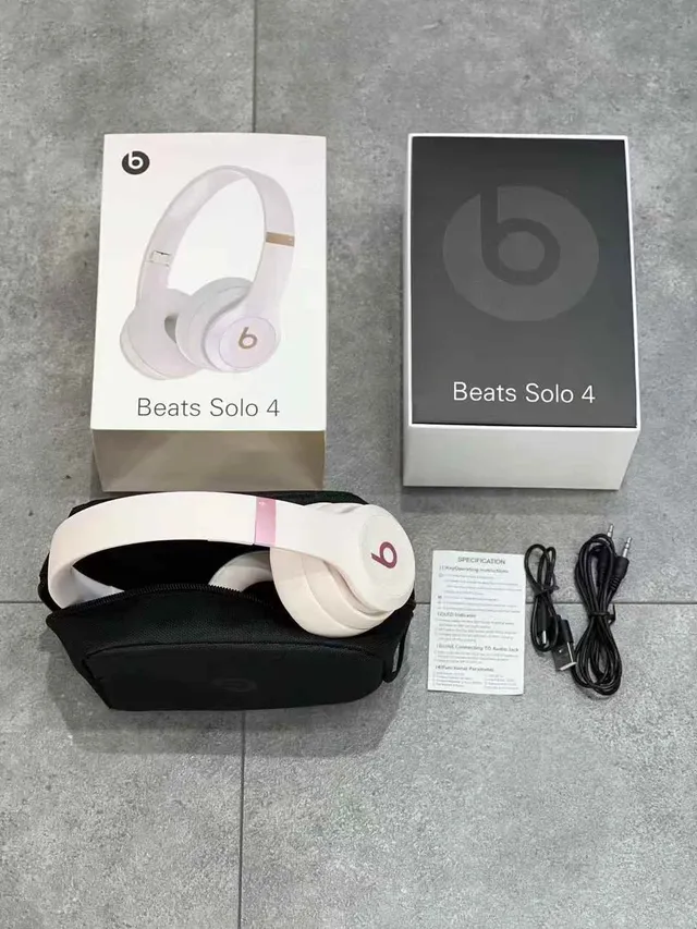 Beats Blanco Rosa Plegables Híbridos Auriculares Over-ear 5