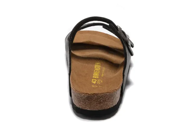 सैंडल Birkenstock Arizona काला दो पट्टी आरामदायक 3