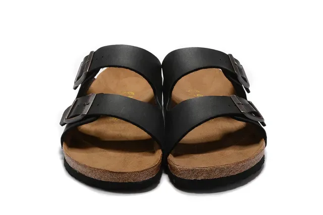 सैंडल Birkenstock Arizona काला दो पट्टी आरामदायक 5