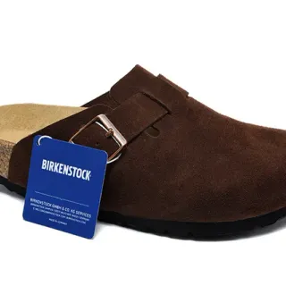 Birkenstock Arizona Brown Suede Clog