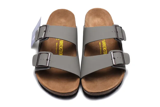 Birkenstock Arizona ग्रे केजुअल सैंडल्स 3