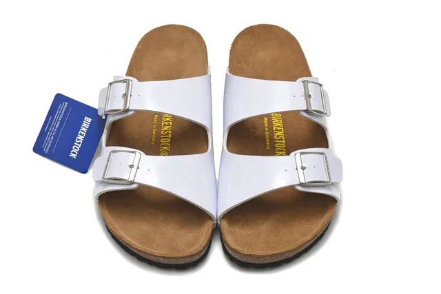 Birkenstock Arizona সাদা দুই স্ট্র্যাপ ক্যাজুয়াল স্যান্ডেল 3