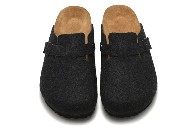 Birkenstock Boston sabot en feutre noir 2