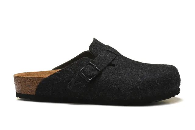 Birkenstock Boston sabot en feutre noir 4