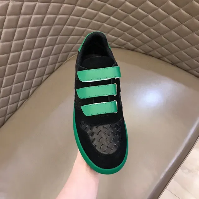 Bottega Veneta Andiamo Preto e Verde Intrecciato Tênis lifestyle 5