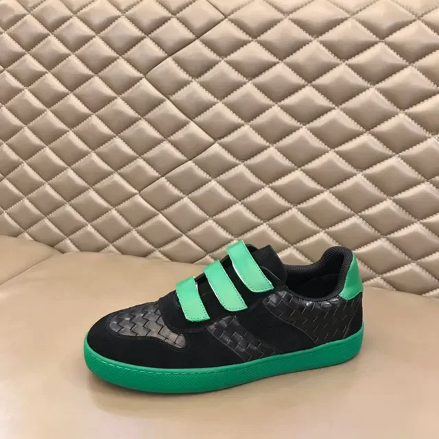 Bottega Veneta Andiamo Preto e Verde Intrecciato Tênis lifestyle 6