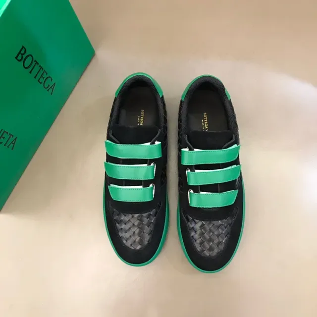 Bottega Veneta Andiamo Preto e Verde Intrecciato Tênis lifestyle 9