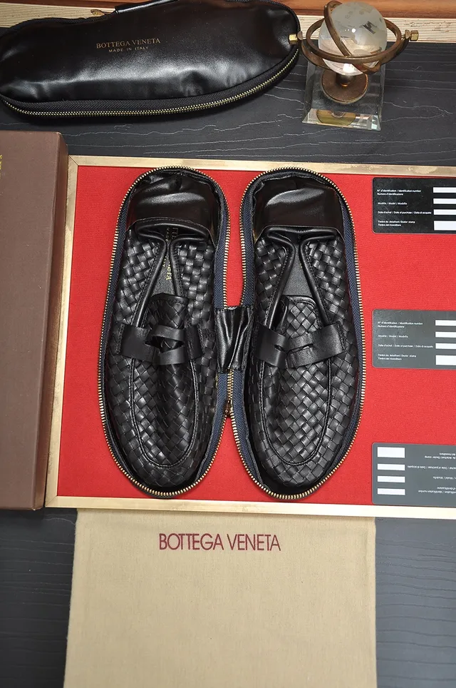 Bottega Veneta Andiamo Black Intrecciato Woven Leather Loafers 5
