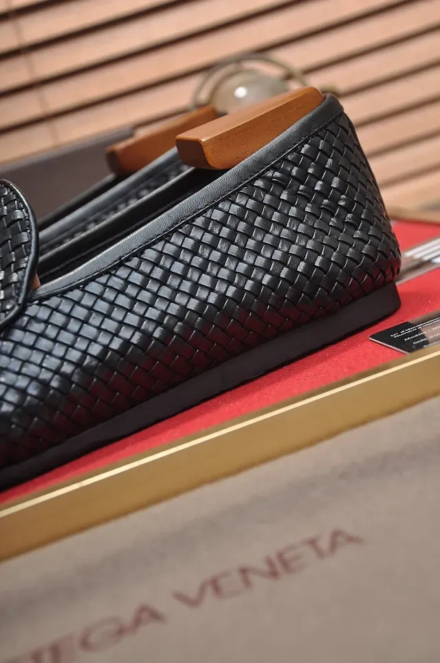 Bottega Veneta Andiamo Cuero Trenzado Negro Mocasines 2