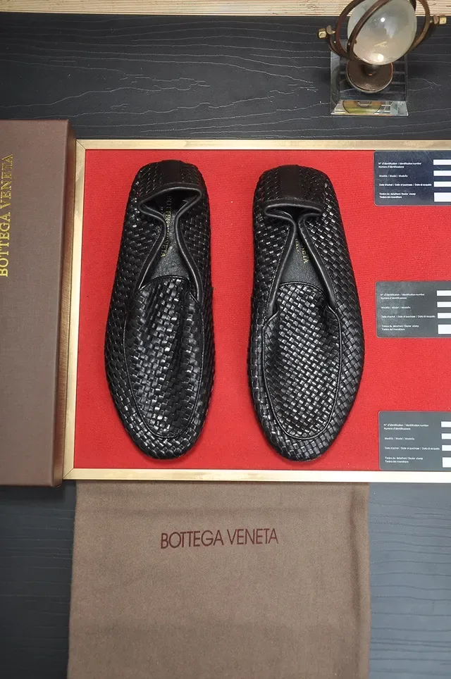 Bottega Veneta Andiamo Cuero Trenzado Negro Mocasines 5