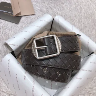 Bottega Veneta Intrecciato Woven Leather Belt