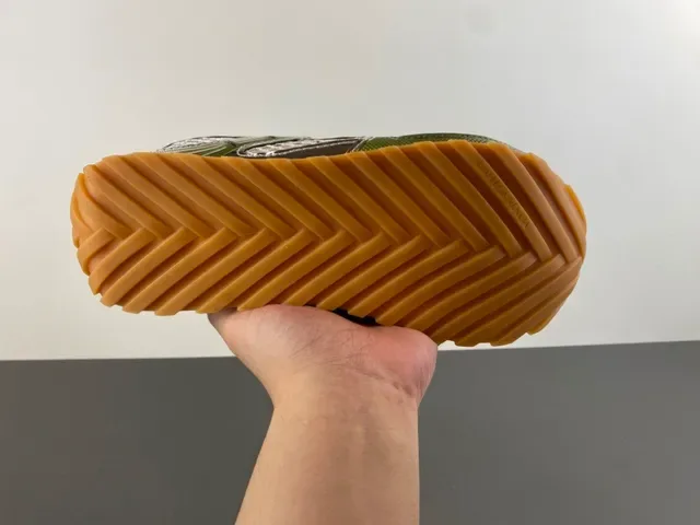 Bottega Veneta Tênis malha e jaula metálica Verde Oliva Tênis lifestyle 8