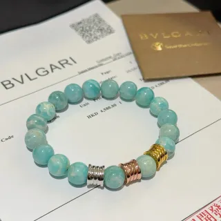 Bvlgari Beaded Turquoise and Multi-Metal Spacer Bracelet
