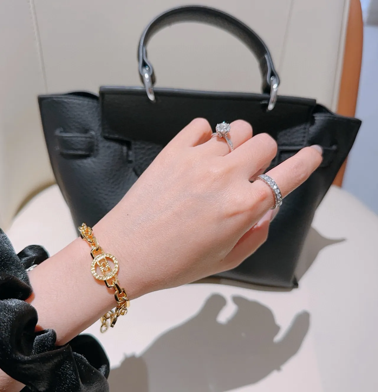 Bvlgari Bulgari Bulgari সোনার চেইন ব্রেসলেট 5