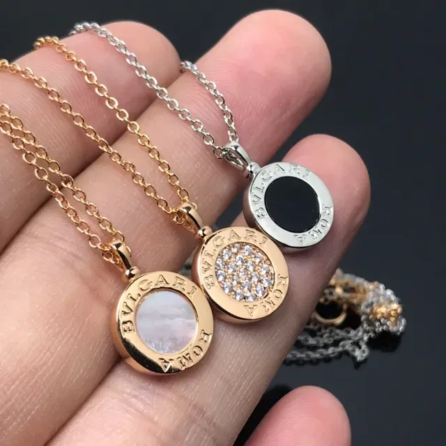 Bvlgari Circular Pavé Disc Pendant Necklace 4