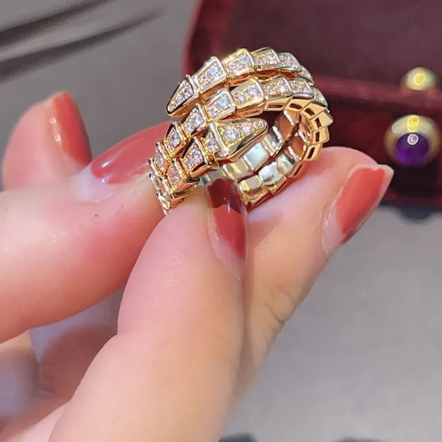 Bvlgari Serpenti Viper Pavé Diamond Coiled Hoop Earrings 3