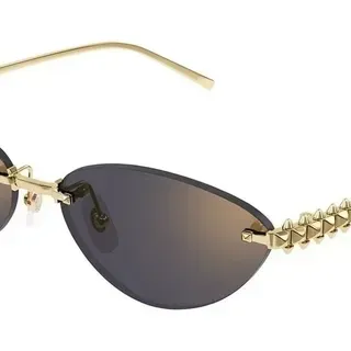 Cartier Diabolo de Cartier Gold-Tone Spiked Rimless Cat-Eye Sunglasses