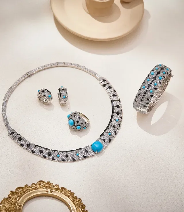 Cartier Diabolo أقراط دائرية هندسية بمينا وماس 4